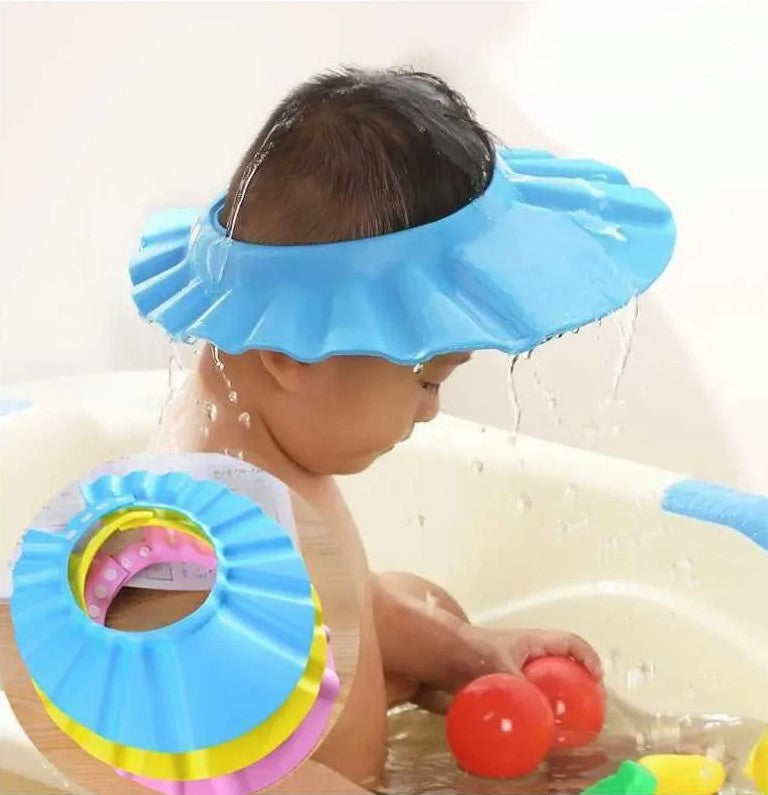 Palarie de baie, Zola®, impotriva samponului, reglabila, albastra Palarie de baie, Zola®, impotriva samponului, reglabila, albastra